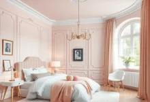 Photo of Интерьер спальни в пастельных оттенках