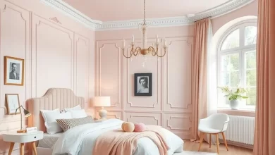 Photo of Интерьер спальни в пастельных оттенках