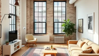 Photo of Квартира студия в loft-стиле с фабричными окнами
